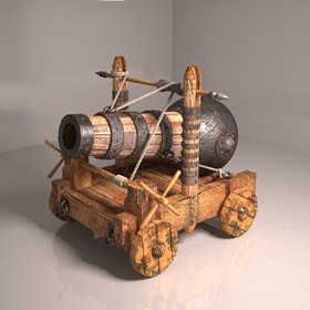 3D modeling: Gun