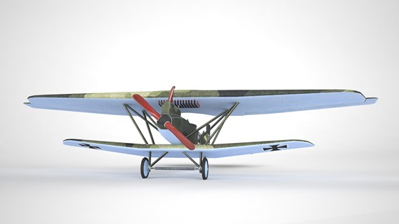 3D modeling: Junkers J.I